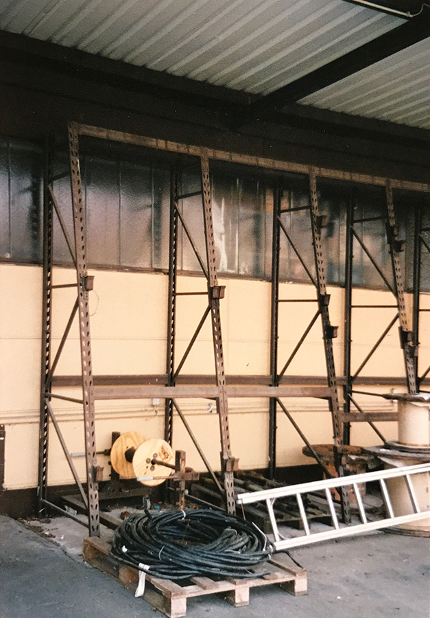 das erste Kabeltrommelregal