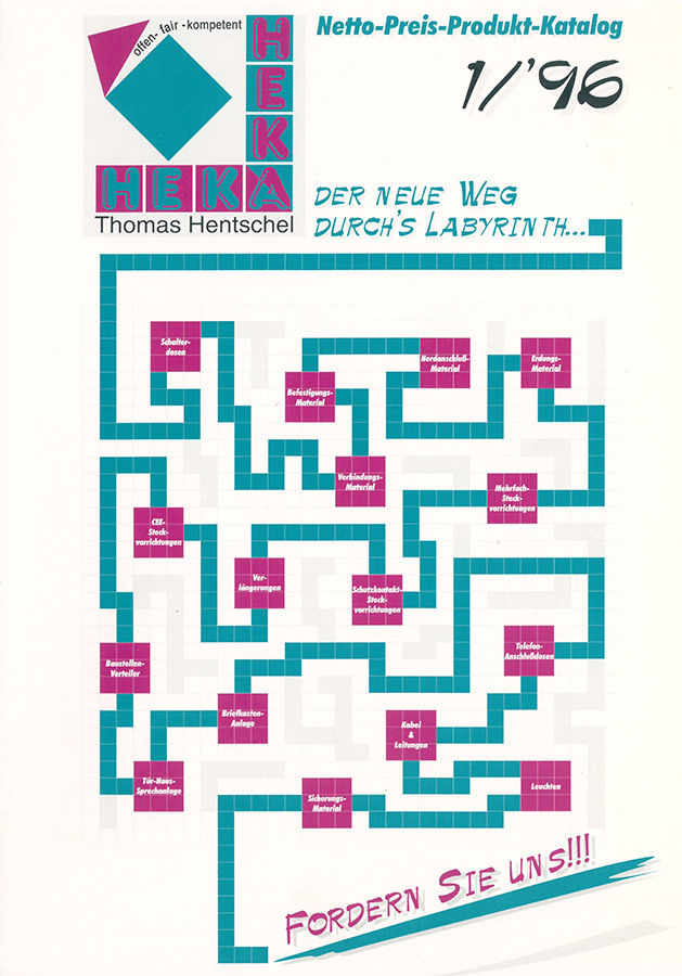 Erster Produktkatalog